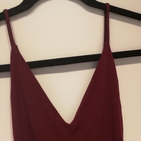 ROOM SERVICE Red open back bodycon midi twist back dress XS Mendocino - Picture 4 of 9